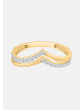 Diamant Exquis Ring aus 375 Gelbgold mit Diamant