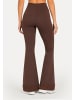 SMILODOX LEO Schlagleggings Lithara Solid in Braun Leo