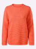 Sieh an! Langarm-Pullover in koralle