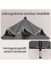 SONGMICS Sonnenschirm Sheld in Grau - (H)196 x Ø160 cm
