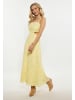 IZIA Damen Kleid in Gelb