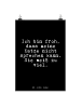 Mr. & Mrs. Panda Wandbild Ich bin froh, dass... mit Spruch in Schwarz
