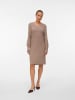 Vero Moda Strickkleid in Mocha Meringue