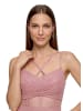 Vera Mont Abendkleid im Glitzer-Look in Rosé/Silver