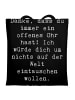 Mr. & Mrs. Panda Schultasche Spruch Freund fürs Leben mit Spruch in Schwarz