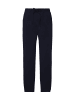 Tom Tailor Elegante Business Stoffhose Loose Fit Ankle  Pants mit Tunnelzug in Navy