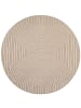 Teppich Boss In- & Outdoor Teppich Nova 1201, rund - Beige