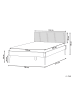 Beliani Doppelbett AMBAZAC in Braun - (W) 128 x (H) 90 x (L) 211 cm
