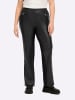sheego Lederimitat-Hose in schwarz