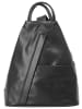 Samantha Look Rucksack echt Leder in schwarz