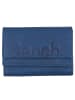 Bench Geldbörse Leder 9,5 cm mittelblau