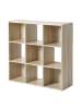 CALICOSY Regal in Helles Holz - (W) 92.5  x (H) 92.5  x (L) 29.5  cm