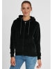 Oxmo Kapuzensweatjacke in schwarz