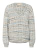 CULTURE Strickpullover CUmarble Relaxed fit in Grey/Blue Mix