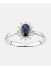 Diamant L'éternel Ring aus 750 Weißgold mit Diamant mit Saphir