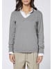 Polo Sylt Pullover in Grau