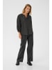 Kaffe Langarm-Bluse KAluise Regular fit in Black Deep