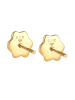 Elli Ohrringe 925 Sterling Silber Pfote in Gold