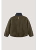 Hessnatur Hessnatur Wollfleecejacke Regular mit Patch aus reiner Schurwolle in vintage oliv