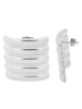 Adeliás Damen Ohrringe – Ohrstecker aus Edelstahl in silber