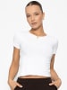 SASSYCLASSY Crop-Shirt in Weiß