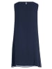 BETTY & CO Chiffonkleid im Layer Look in Dunkelblau