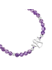 Rafaela Donata Armband Engel aus Messing mit Amethyst in silber