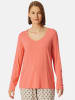 Schiesser Sleepshirt Mix & Relax in pfirsich