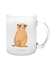 Mr. & Mrs. Panda Teeglas Erdmännchen ohne Spruch in Transparent
