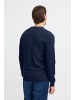 BLEND Strickpullover BHREDHILL CREW NECK KNIT NOOS in Blau