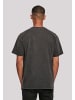 F4NT4STIC Herren Oversize T-Shirt Take It Easy Text in schwarz