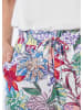 GOLDNER Kurzgröße:  Palazzo-Hose in Culotte-Form in bunt