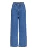Vila Wide Fit Jeans in Medium Blue Denim 5