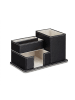 relaxdays Stiftehalter in Schwarz