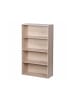 relaxdays Bücherregal in Eiche - (B)60 x (H)108 x (T)24 cm