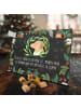 Mr. & Mrs. Panda Hund Adventskalender Hund Blumen mit Spruch in Kreidetafel