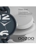 Oozoo Analog-Armbanduhr Oozoo Timepieces grau groß (ca. 40mm)