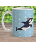 Mr. & Mrs. Panda Kindertasse Orca Zylinder ohne Spruch in Blau Pastell