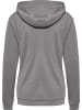 Hummel Hummel Zip Kapuzenpullover Hmlauthentic Multisport Damen Atmungsaktiv Feuchtigkeitsabsorbierenden in GREY MELANGE