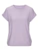 Vivance Kurzarmshirt in flieder