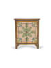 Giner y Colomer Kommode aus Mangoholz mit handbemalten Details in Multicolored