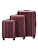 Wittchen 3tlg. Koffer Set Cruise line Kollektion (H)75 x(B)50x(T)28cm in Burgund