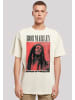 F4NT4STIC Heavy Oversize T-Shirt Bob Marley Songs Of Freedom Reggae Music in sand