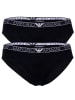 Emporio Armani Slip 2er Pack in Schwarz