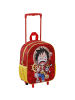 One piece Rucksack Luffy-Small 3D with Wheels in rot