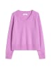 Marc O'Polo DENIM Merino-V-Neck-Pullover regular in Smoky Grape
