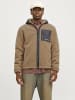 Jack & Jones Teddyfell Jacke in Tigers Eye