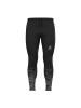 Odlo Leggings ZEROWEIGHT WARM REFLECT Tigh in Schwarz