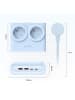 Orico Orico PDC25 25W 6-in-1 Steckdosenleiste (2x Netzanschluss + 2x USB-A + 2x USB-C)