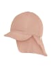 Sterntaler Schirmmütze mit Nackenschutz Musselin in taupe